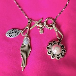 Lucky Brand Multi Charm Necklace